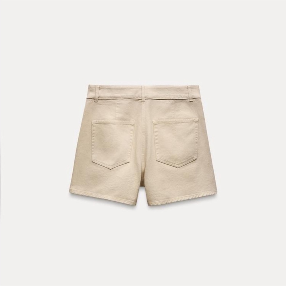 Zara Denim Wrap Skort - Picture 2 of 4